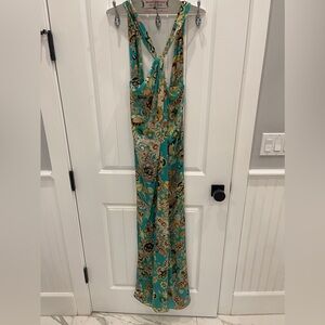 Zara Teal Floral Dress